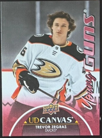 Trevor Zegras Young Guns Canvas (SP) Upper Deck 21-22 Series 1