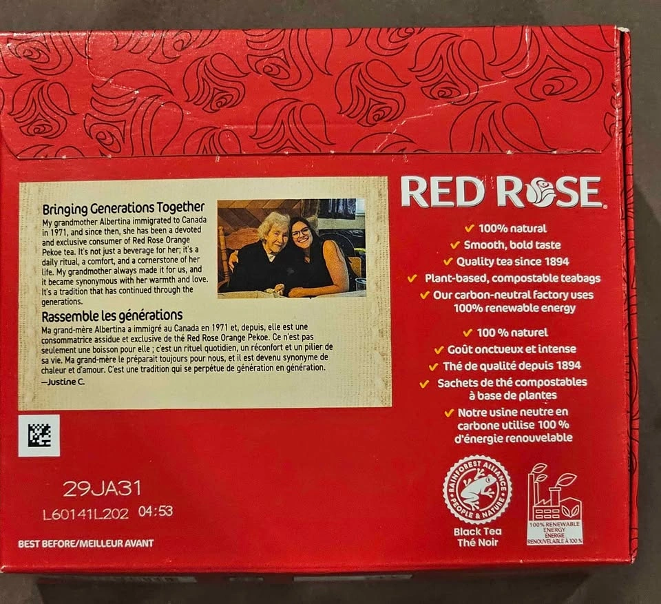 Red Rose Orange Pekoe Black Tea - 70 Tea Bags - photo 2