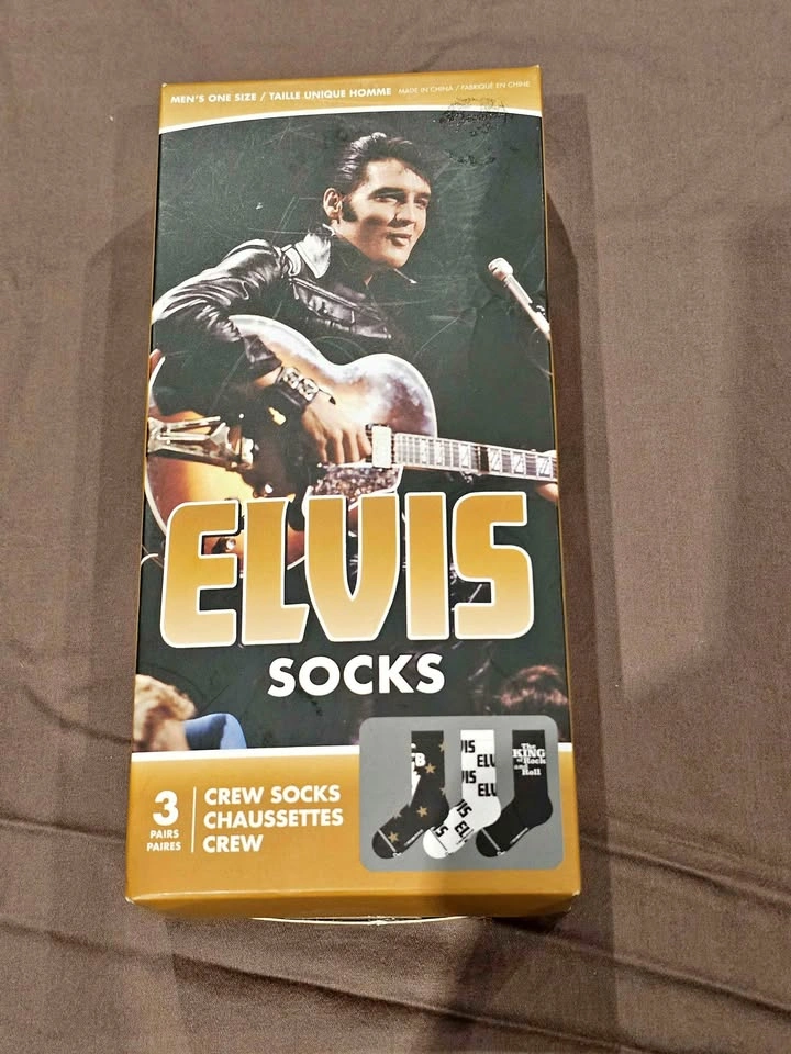 Perri's Elvis Presley 3-Pack Crew Socks