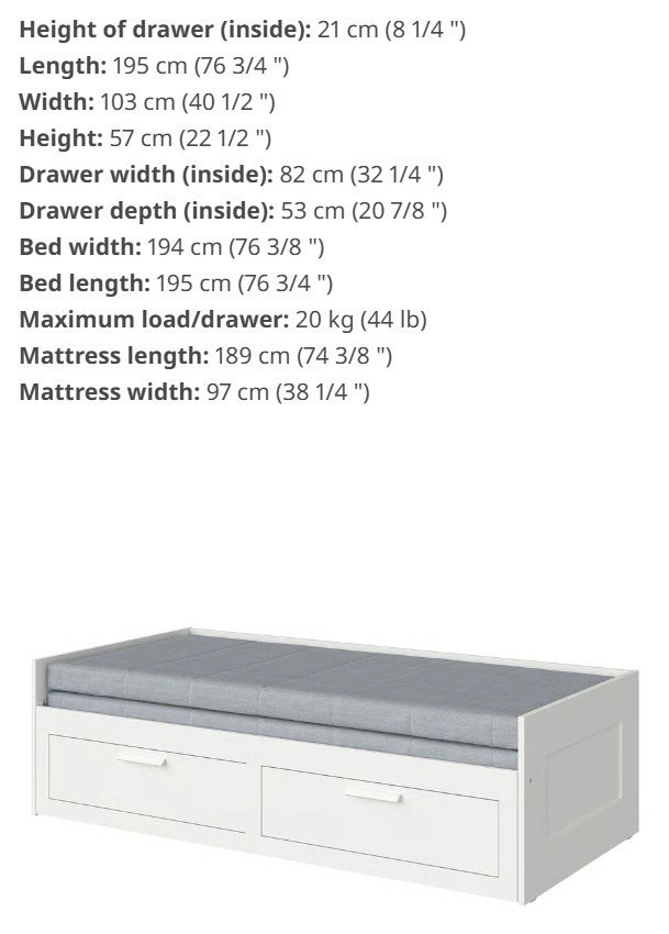 IKEA BRIMNES Daybed - photo 3