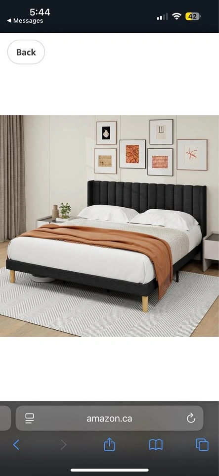 Brand New King Size Beds w/ Upholstered Headboard