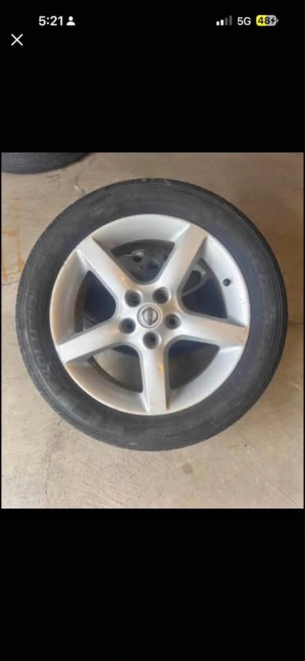OEM Nissan Sentra/Altima 17” Rims with Cooper Tires