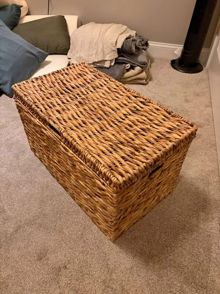 Rattan Storage Bin