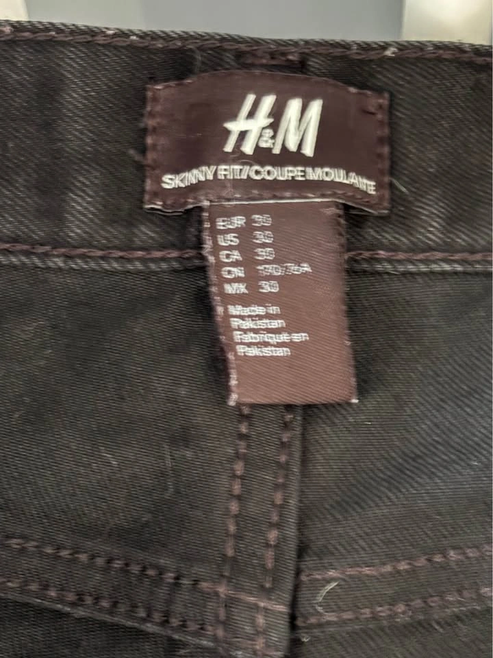 30/30 Men’s H&M Skinny Fit Black Jeans - photo 2