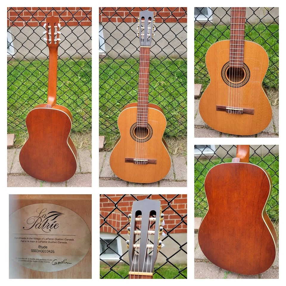 $500 La Patrie Etude Nylon Classical Guitar