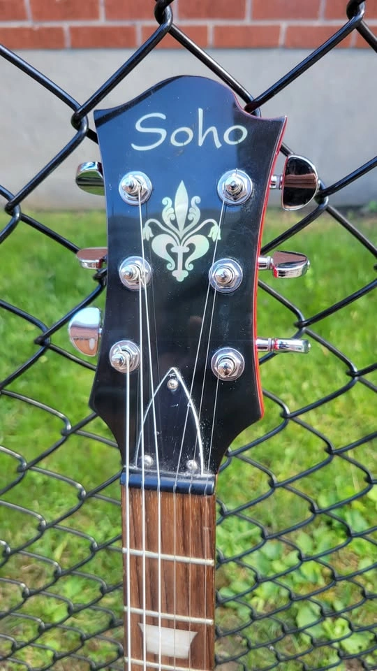 $220 Soho SG Electric Guitar - Red - photo 4