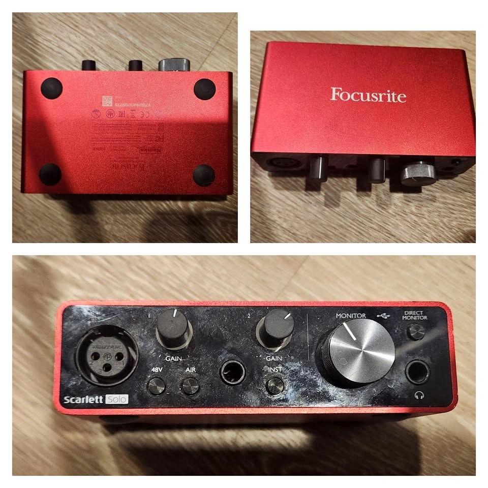 Focusrite Scarlett Solo 3rd Gen USB Audio Interface