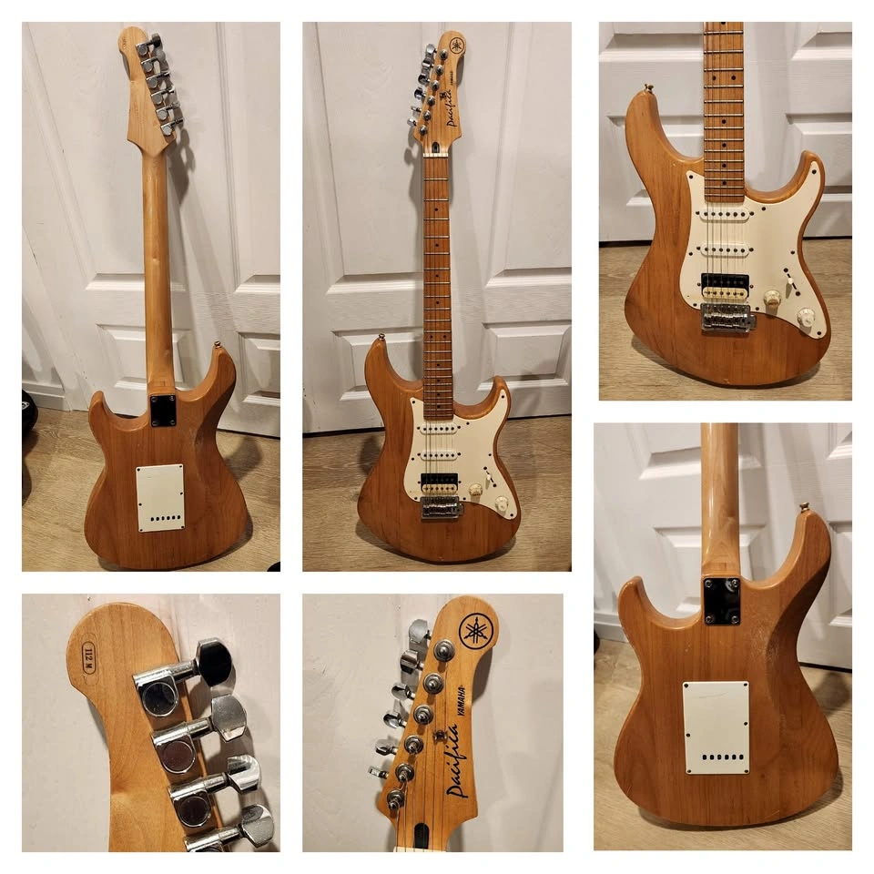 $250 Pacifica 112 HSS Electric Guitar by Yamaha - Natural
