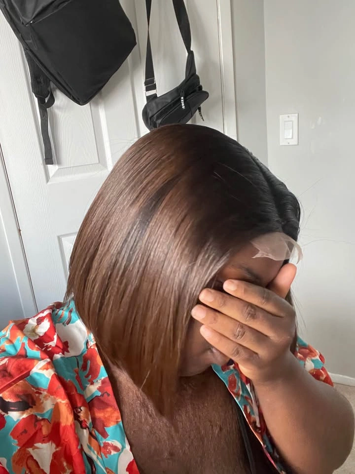 10” bone straight 2x6 Kim k Closure, ombré brown, $125 CA - photo 3