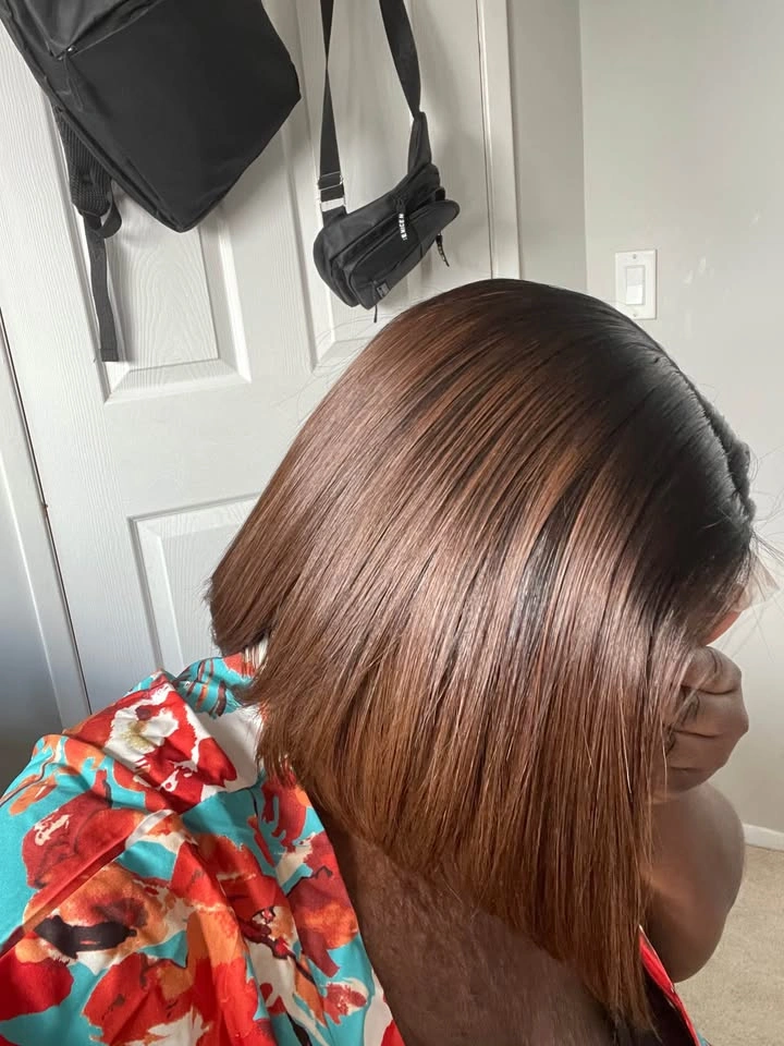 10” bone straight 2x6 Kim k Closure, ombré brown, $125 CA - photo 4