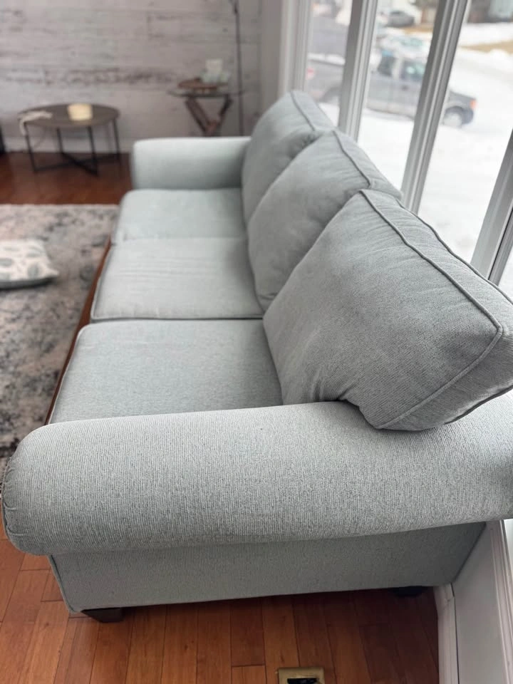 Modern Soft Teal Sofa Set — 3 Seater + Loveseat - photo 2