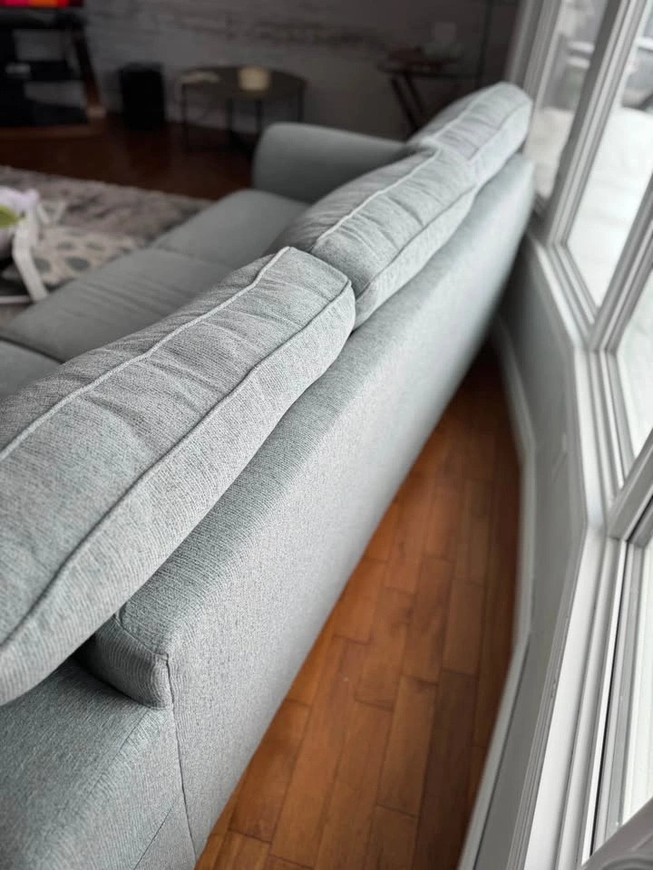 Modern Soft Teal Sofa Set — 3 Seater + Loveseat - photo 3