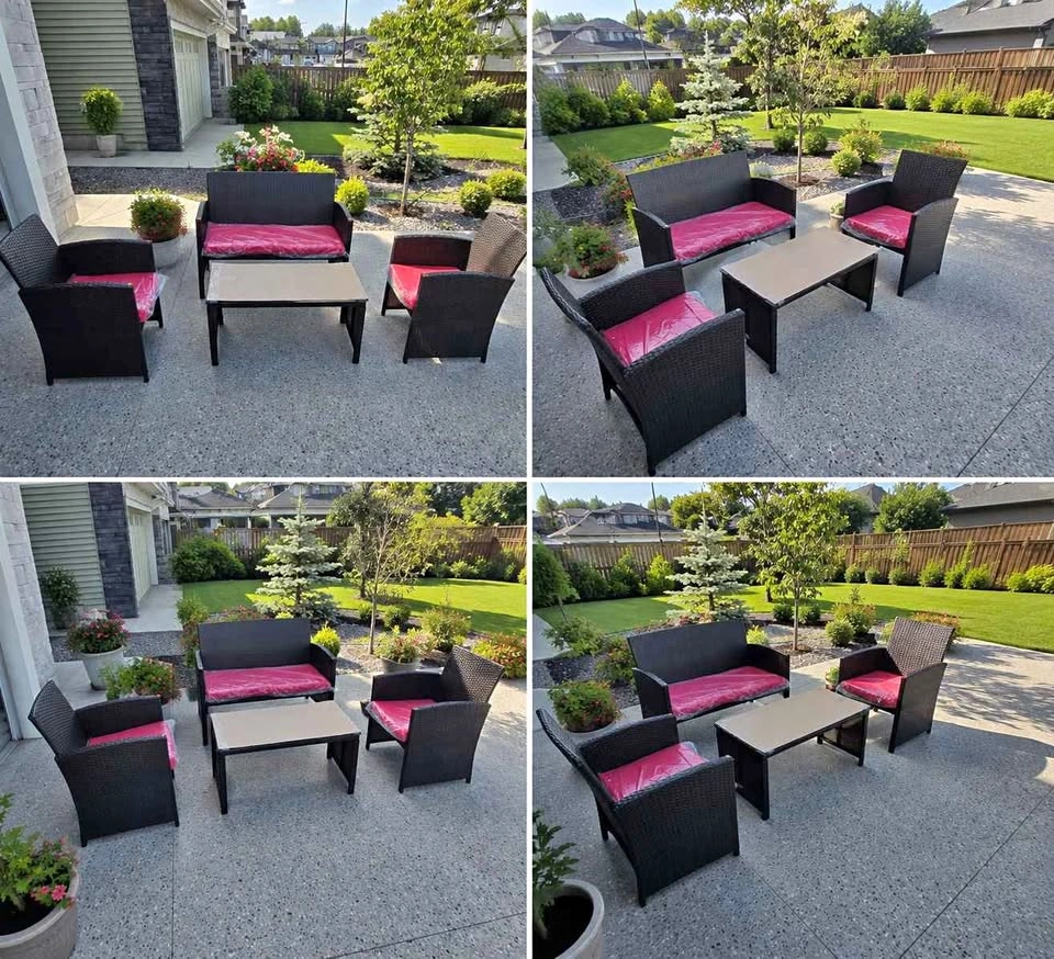 Brand New 4pc Patio Conversation Set - Assembled