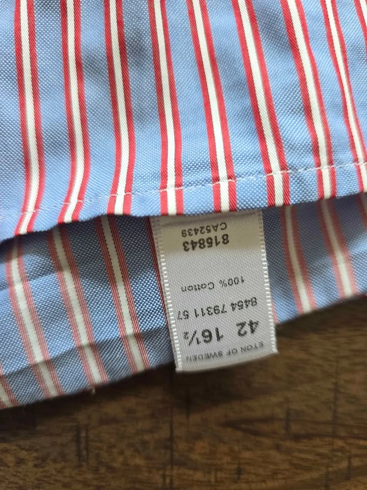 Premium ETON Men’s Dress Shirt – Size 16.5 / 42 (Contemporary Fi - photo 2