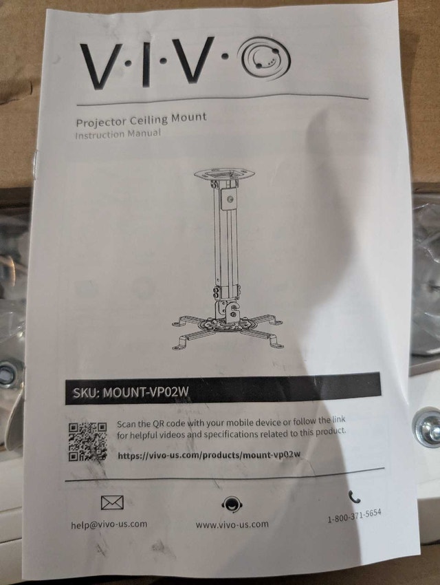VIVO Projector Ceiling Mount - photo 4