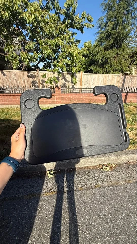 🚗 Car Steering Wheel Tray / Portable Car Desk – Black - photo 2