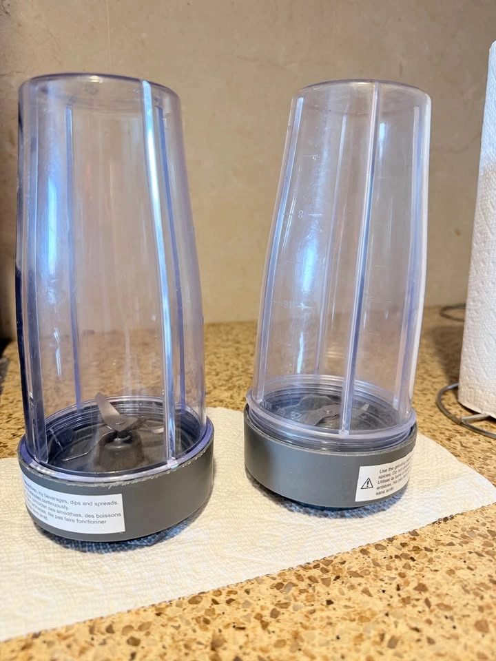 Starfrit Personal Blender Cups with Blade Attachments (Set of 2) - photo 2