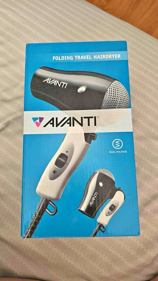 Dannyco Avanti Folding Travel Hairdryer