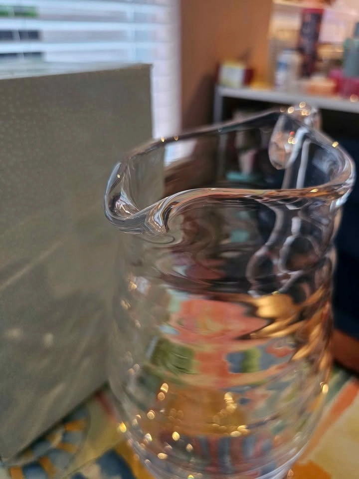 Large Glass Jug with Handle - photo 2