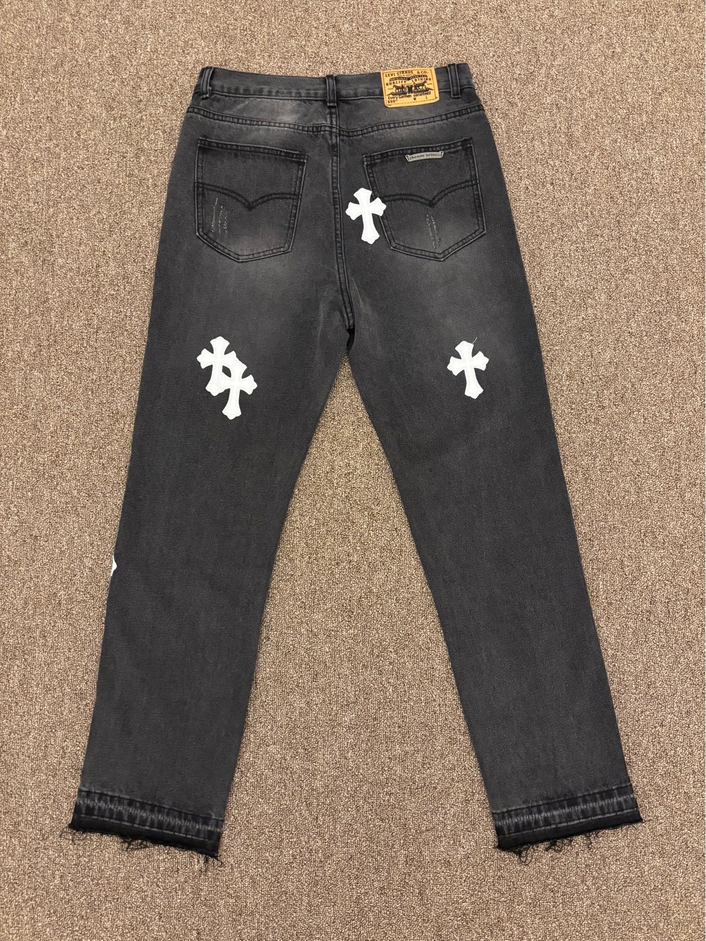Chrome heart jeans black size 32 - photo 2