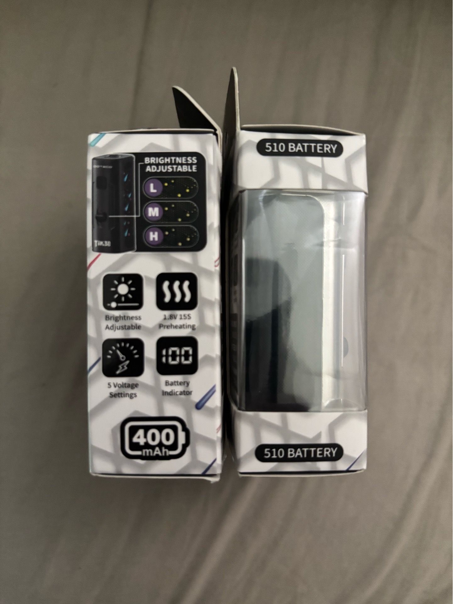 Tik 30 510 battery, silver and purple - photo 2