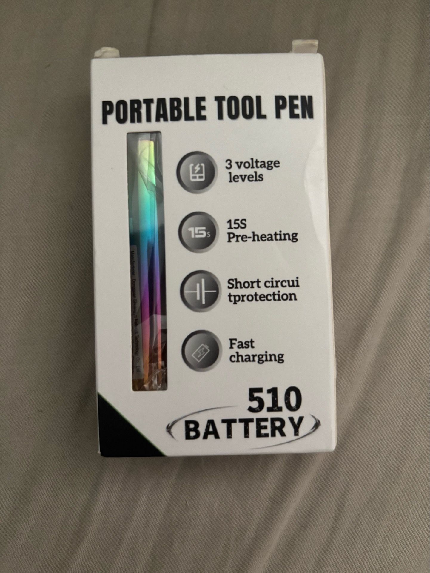 Portable tool 510 battery, rainbow metallic