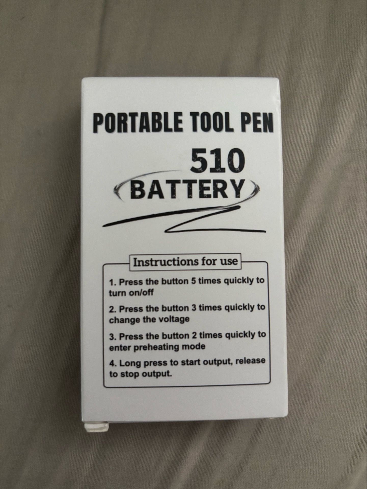 Portable tool 510 battery, rainbow metallic - photo 2