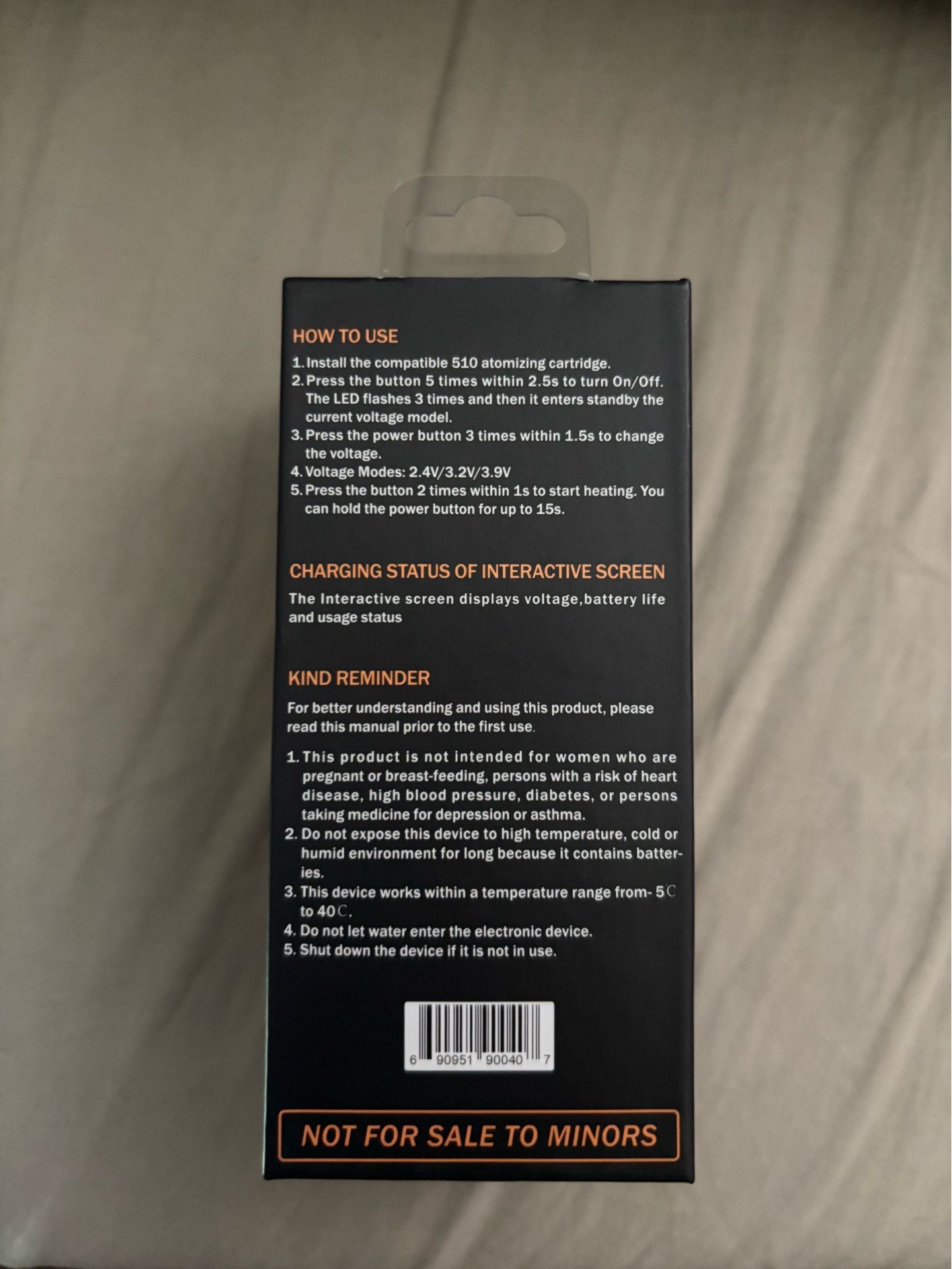 Space hero 510 threaded battery - photo 3