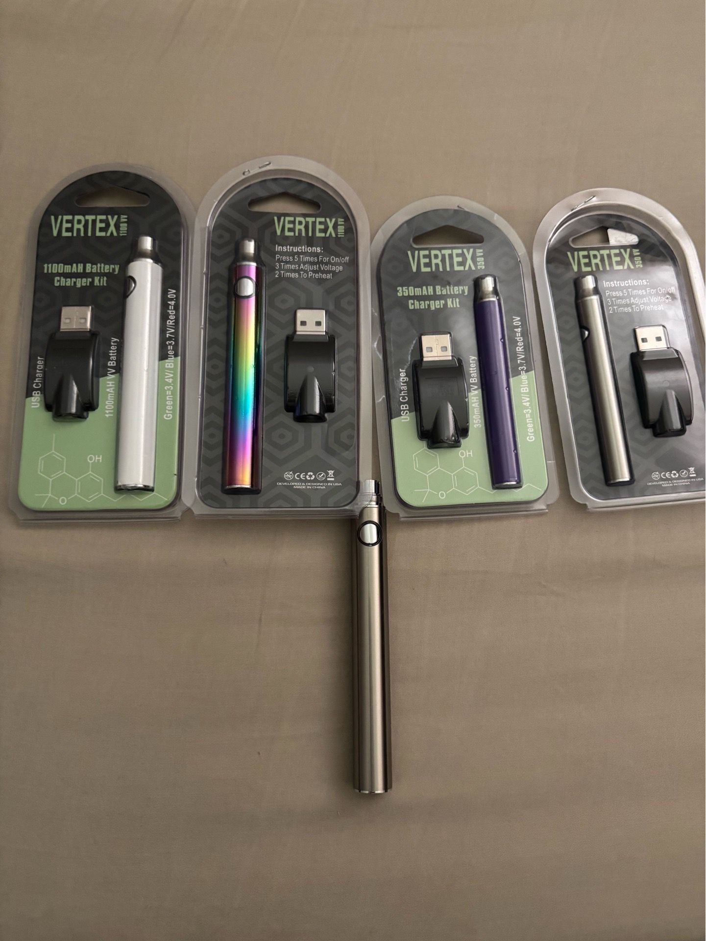 Vertex 510 battery