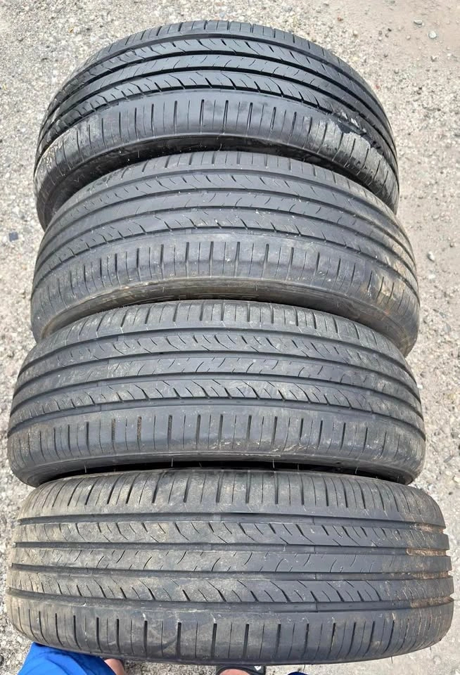 Set of 4 All-Season Tires — 215/65R16 — 80% Tread — DOT 2825