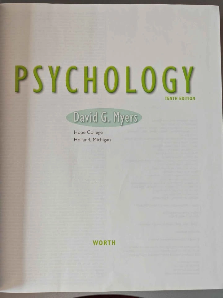 Psychology - tenth edition - photo 2
