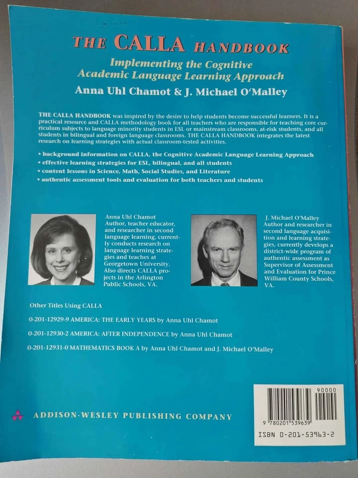 The Calla Handbook - Implementing the Cognitive Academic Languag - photo 4