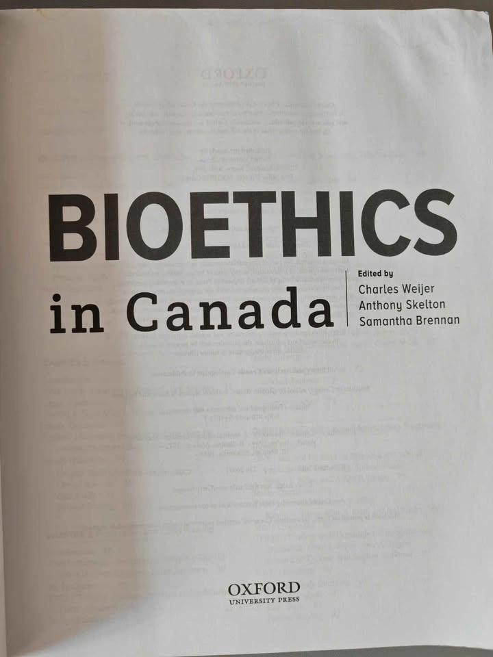 Bioethics in Canada - photo 2