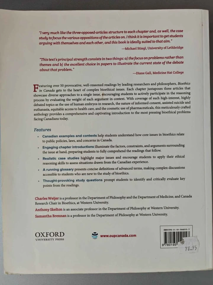 Bioethics in Canada - photo 4