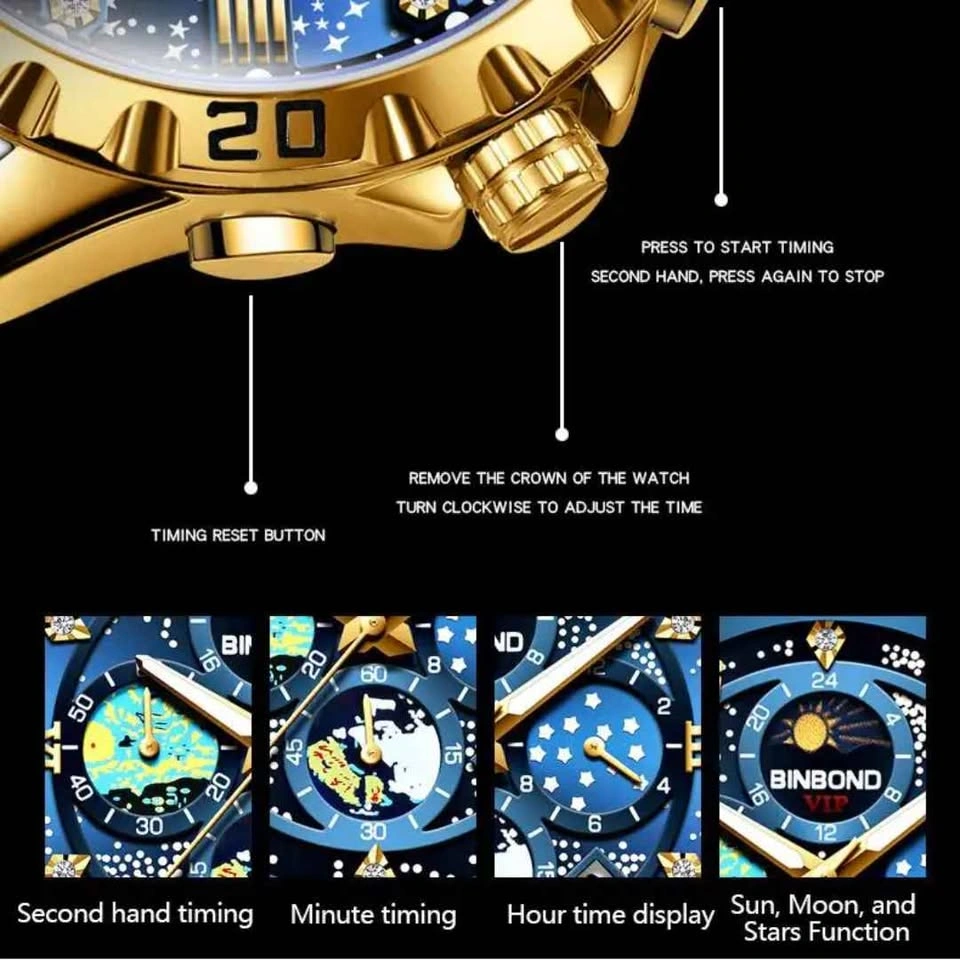 Luxury Business Watch – Stainless Steel, Waterproof & Luminous - photo 4