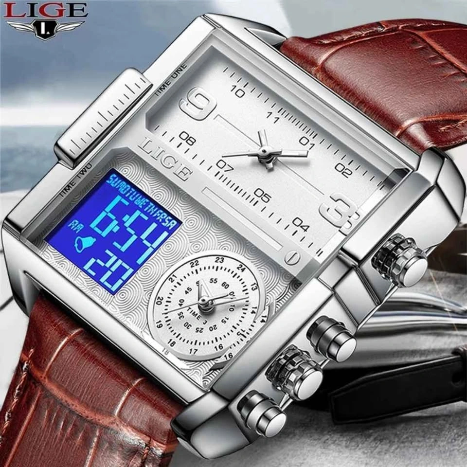 BRAND NEW Luxury Dual Display Men's Watch | Waterproof - photo 2