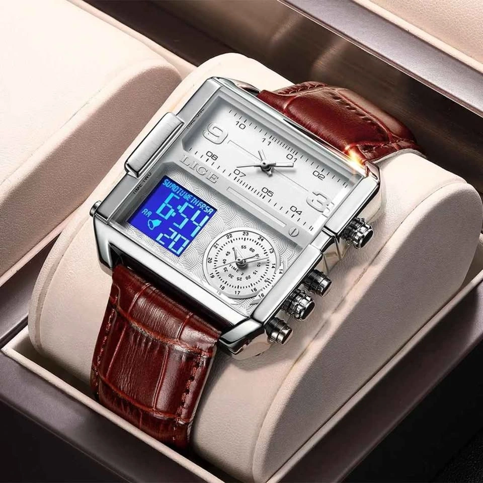 BRAND NEW Luxury Dual Display Men's Watch | Waterproof - photo 3