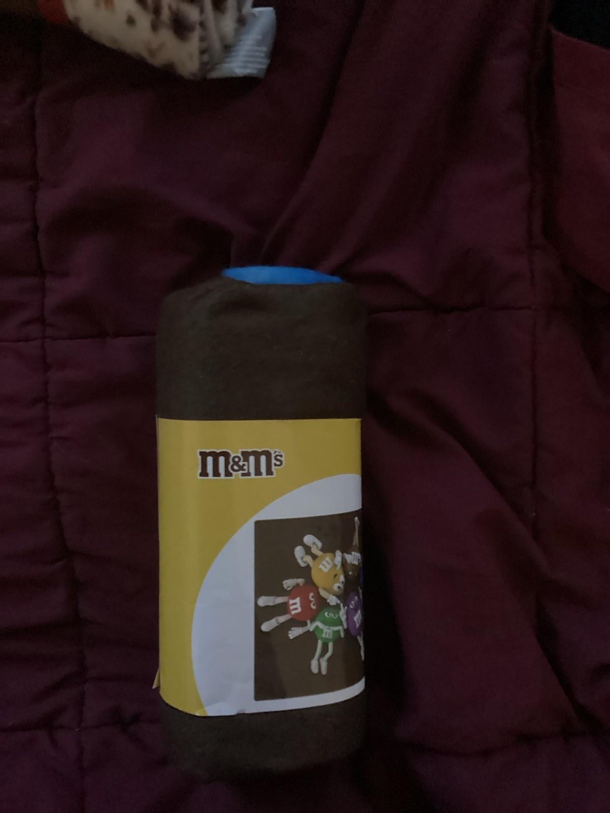 M&M's Brown Fleece Throw Blanket w/ Characters - photo 2