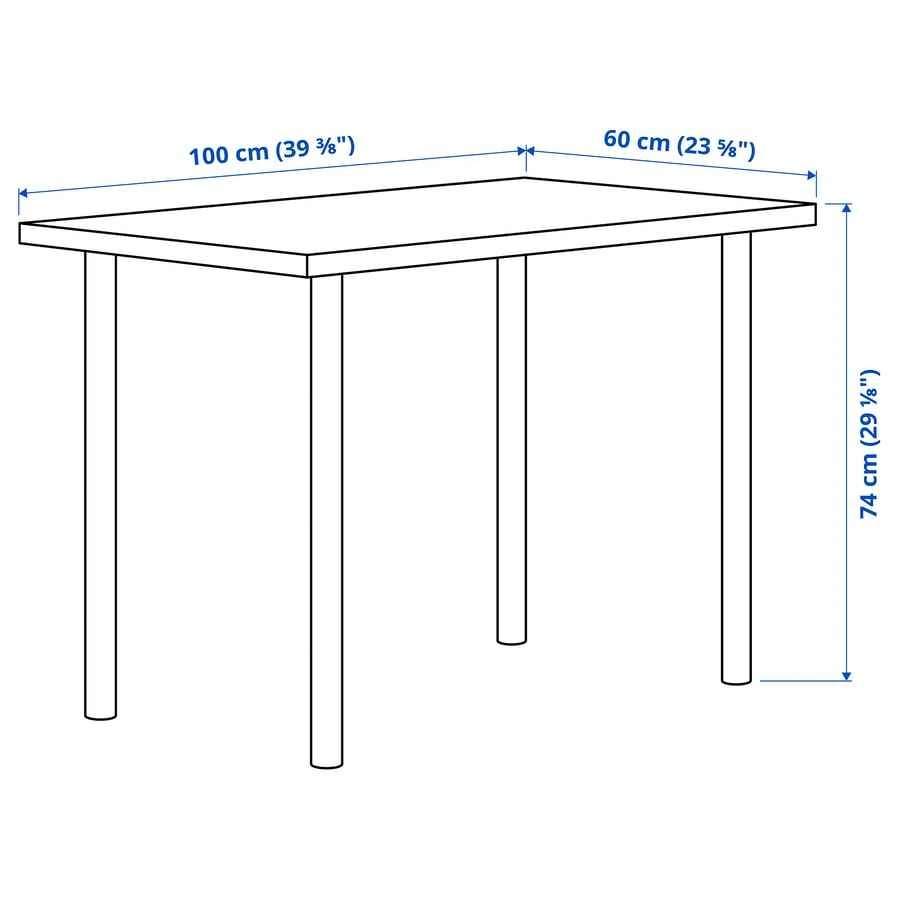IKEA LINNMON / ADILS Desk – White - photo 2