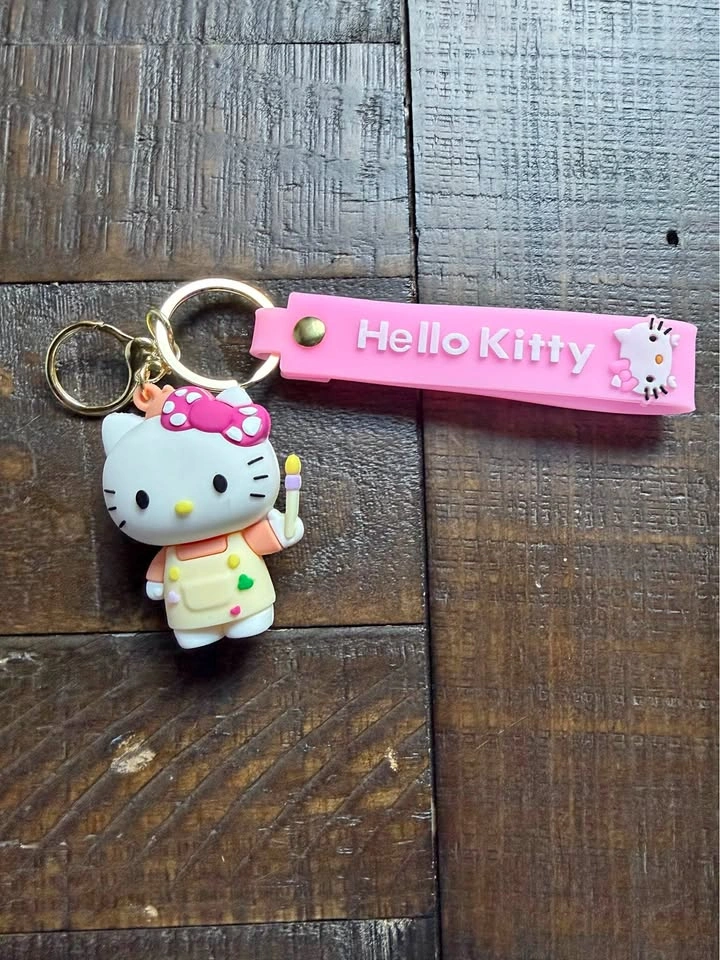 Hello Kitty keychain with loop strap! NEW!