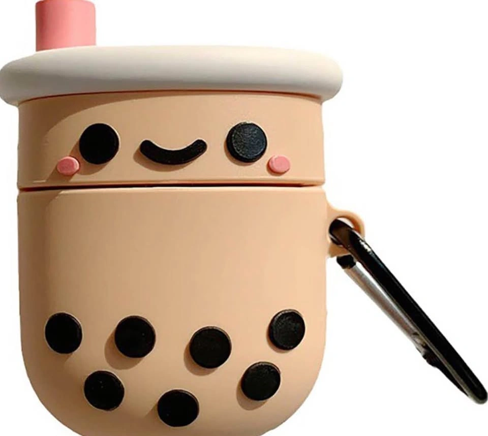 NEW in bag AirPods 4 milk tea bubble tea case cover - photo 2