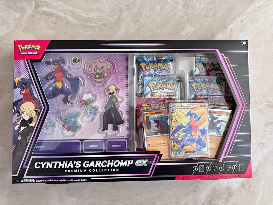 Pokemon Cynthia’s Garchomp box