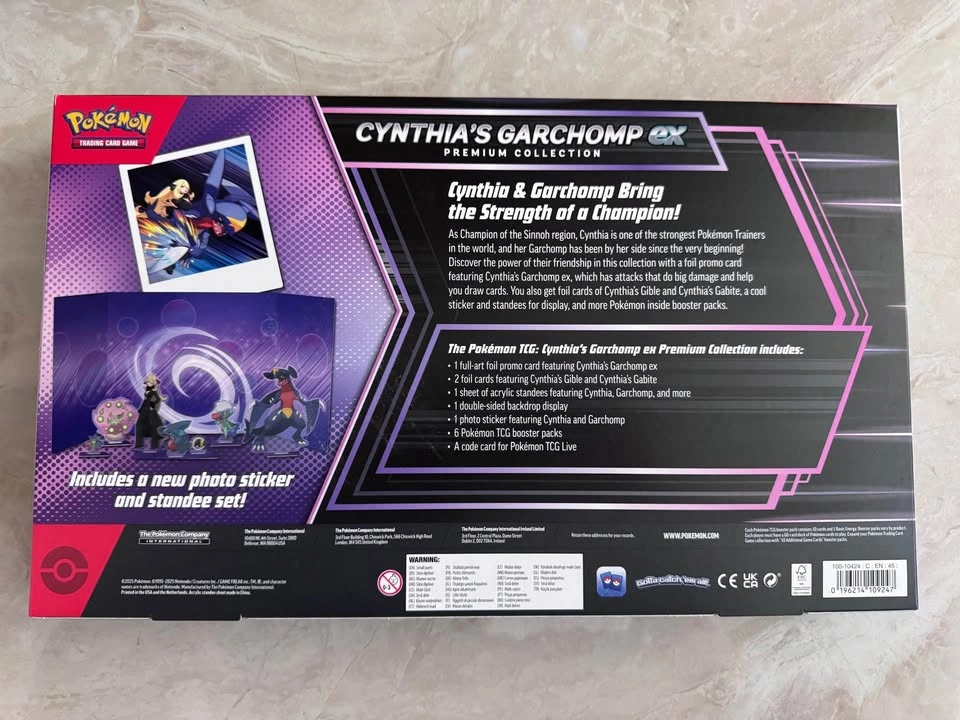 Pokemon Cynthia’s Garchomp box - photo 2