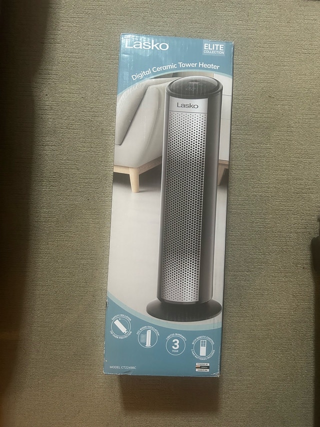 Brand New Lasko Digital Ceramic Tower Heater - photo 2