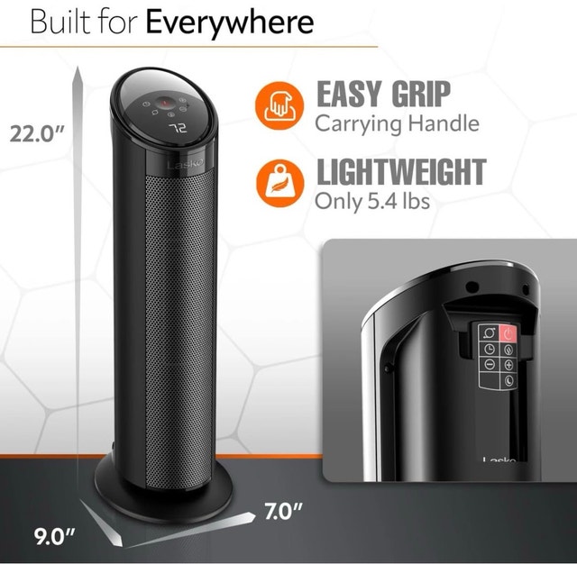 Brand New Lasko Digital Ceramic Tower Heater - photo 3