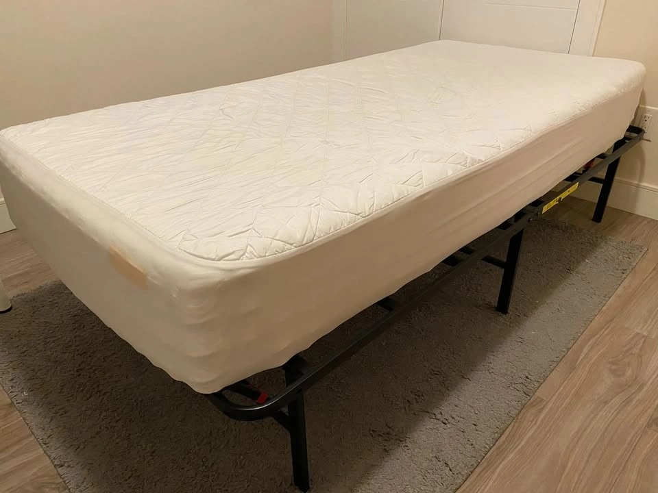 Twin XL Mattress + Topper and Collapsible Frame - photo 5