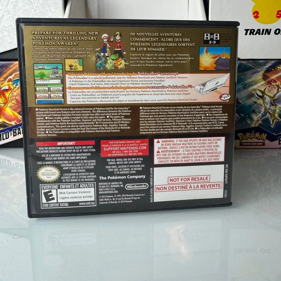 Pokemon Heart Gold CIB W/Pokewalker - photo 2