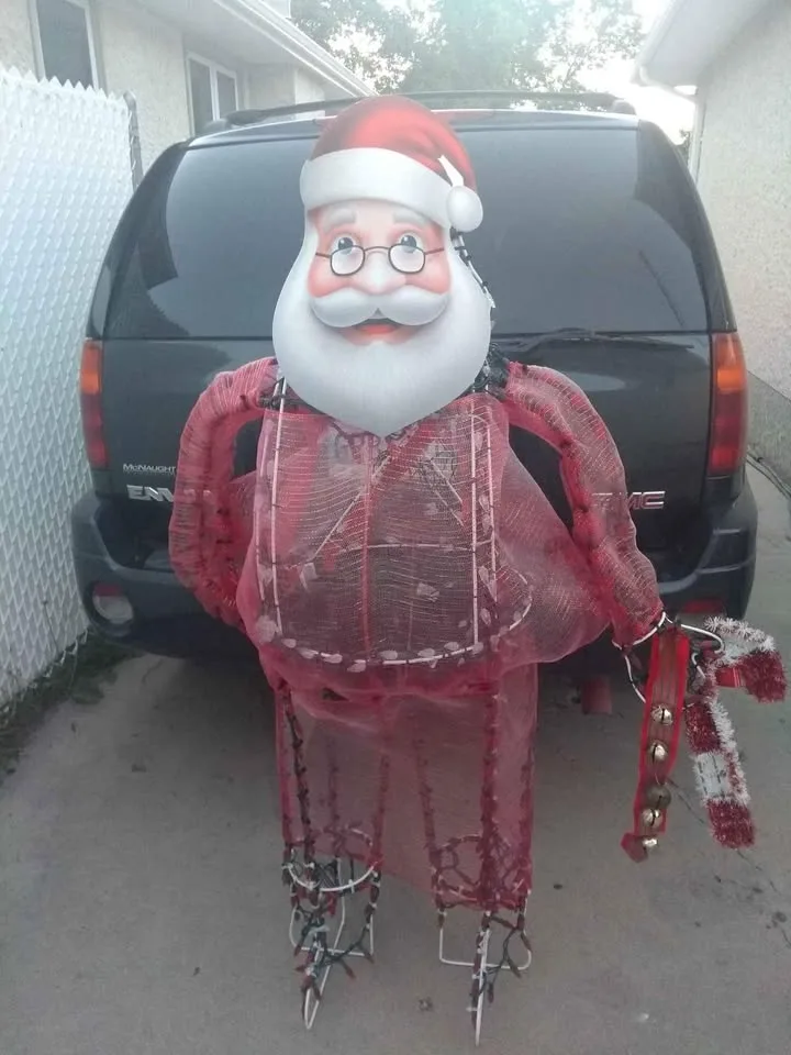 Outdoor Christmas Decorations Large Santa & Sleigh image indicator(3)