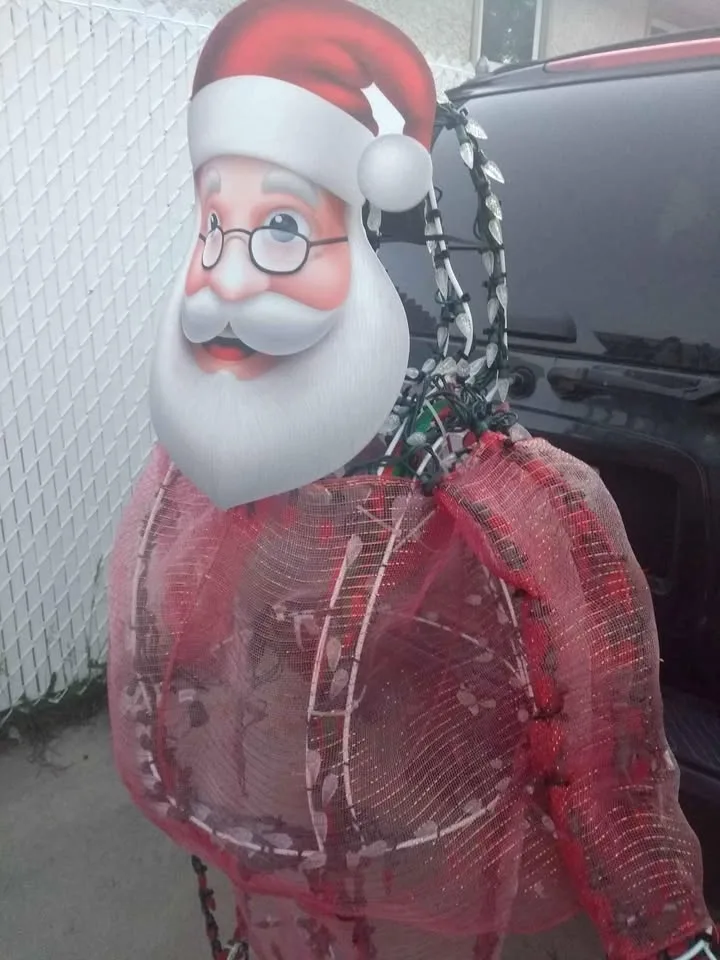 Outdoor Christmas Decorations Large Santa & Sleigh image indicator(5)