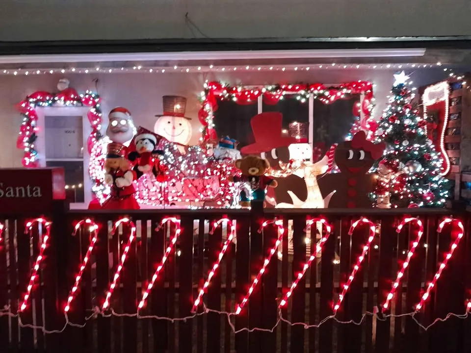 Outdoor Christmas Decorations Large Santa & Sleigh image indicator(8)